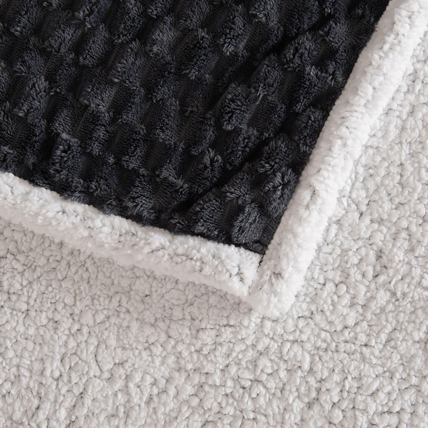 Manta Jacquard Flannel Bruma 127x152 cm Marengo