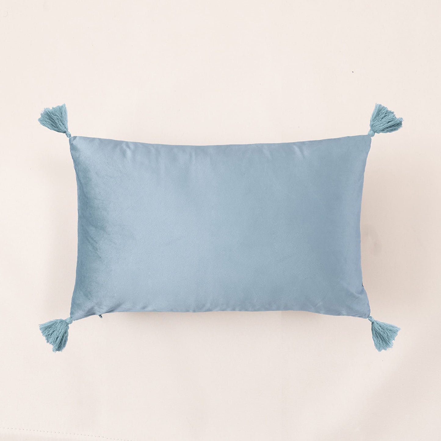 Cojín Velvet 30x50 cm Celeste