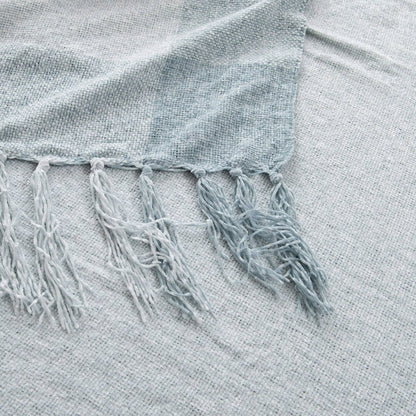 Manta Chenille Jade 130x160 cm Azul