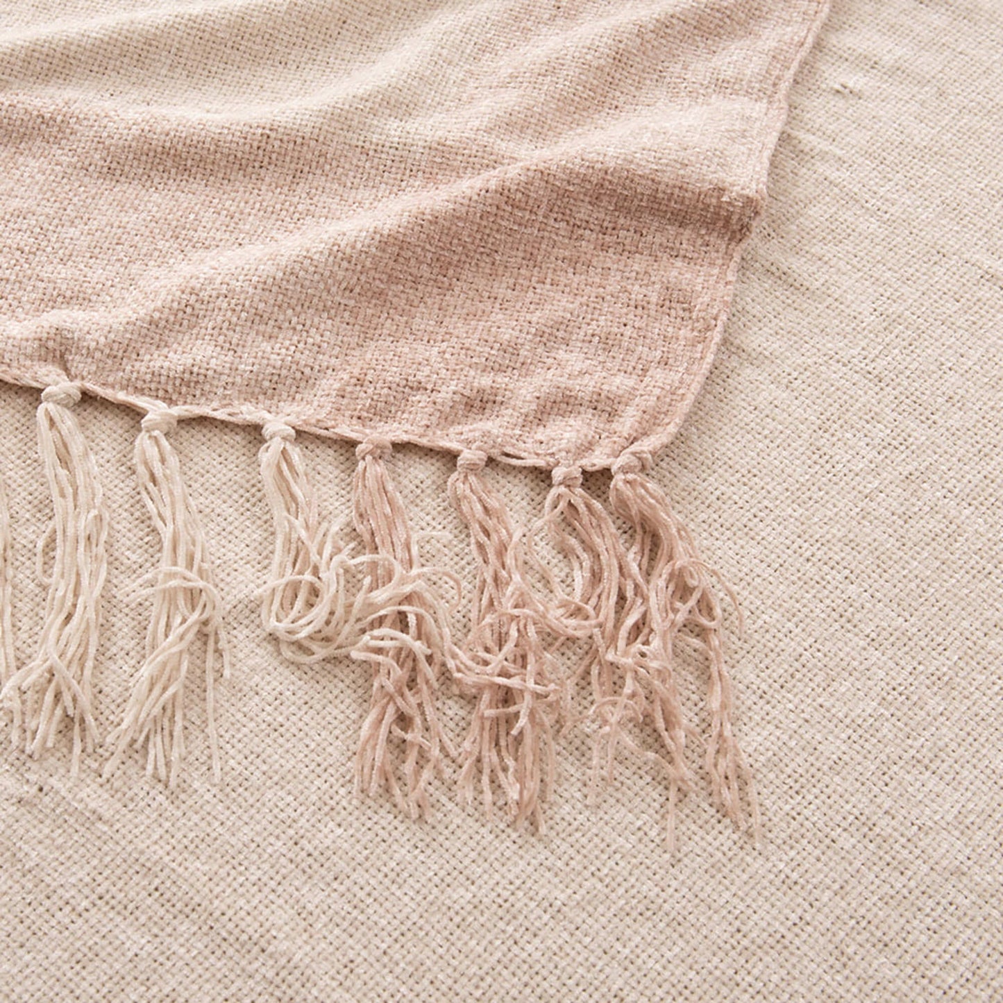 Manta Chenille Jade 130x160 cm Beige