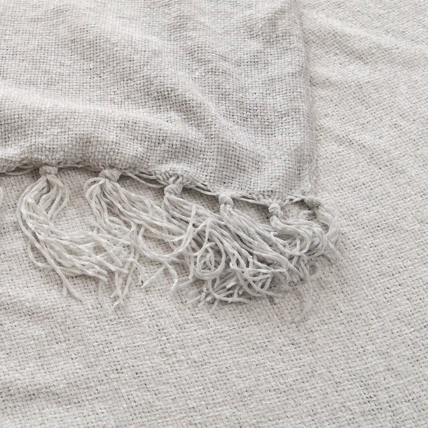 Manta Chenille Jade 130x160 cm Gris